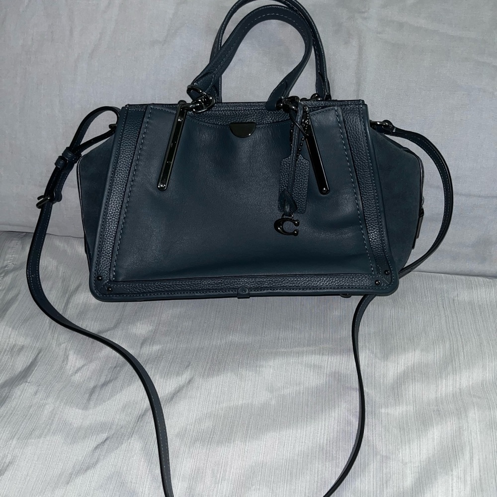 Coach Dreamer in Cypress Dk. Green Mixed Leather, NWOT